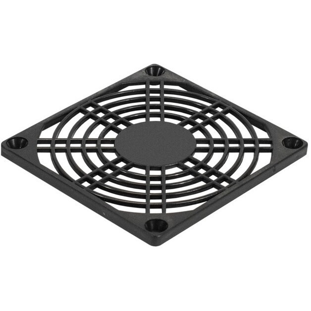 Решетка для вентилятора 80x80 ExeGate EG-080MR (80x80 мм, металлическая, круглая, никель)