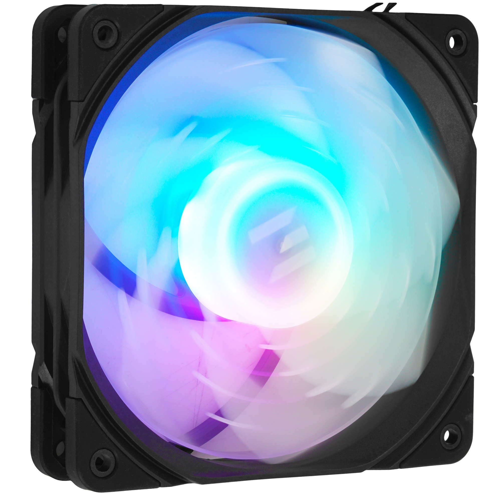 Вентилятор для корпуса Zalman ZM-AF120R ARGB черный, 120 мм, 1500 об/мин, 24.3 дБ, 4 pin