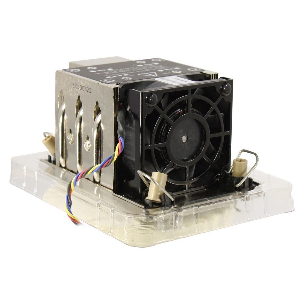 Кулер для сервера Ablecom LGA4189 серебристый, 60 мм, алюминий/медь, 1100 об/мин, 56 дБ, 4 pin, 295