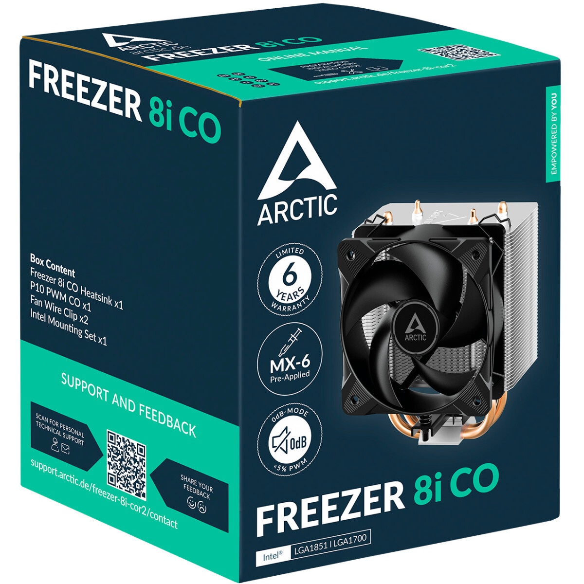 Кулер для процессора ACD ACD-CDUM4-A серебристый, 100 мм, алюминий, 2200 об/мин, 28 дБ, 4 pin, 65 Вт