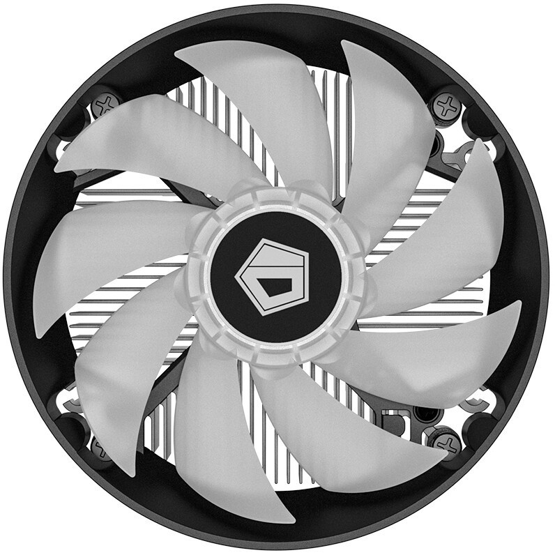 Кулер для процессора ExeGate Dark Magic EE126R-PWM.RGB черный, 120 мм, алюминий, 2000 об/мин, 24 дБ,