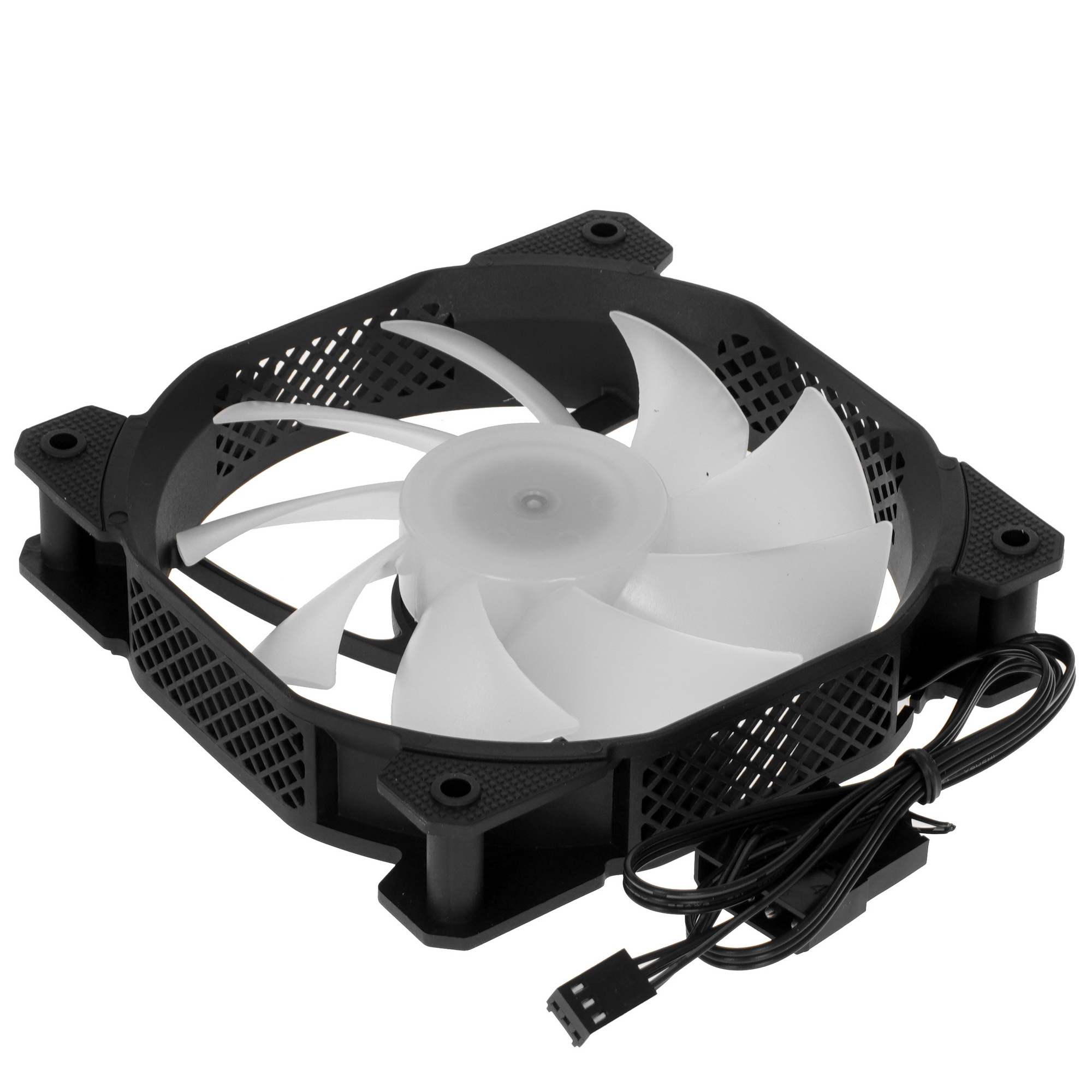 Вентилятор для корпуса Aerocool / Formula Cosmic 12BK FR RGB черный, 120 мм, 1100 об/мин, 22.3 дБ, 4