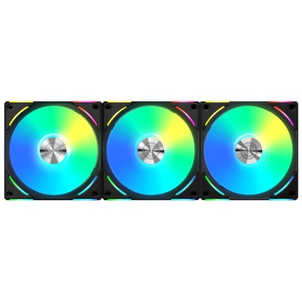 Комплект вентиляторов для корпуса Lian Li Uni Fan ALV2 (3 шт.) G99.12ALV23B.00 черный, 120 мм, 2000r