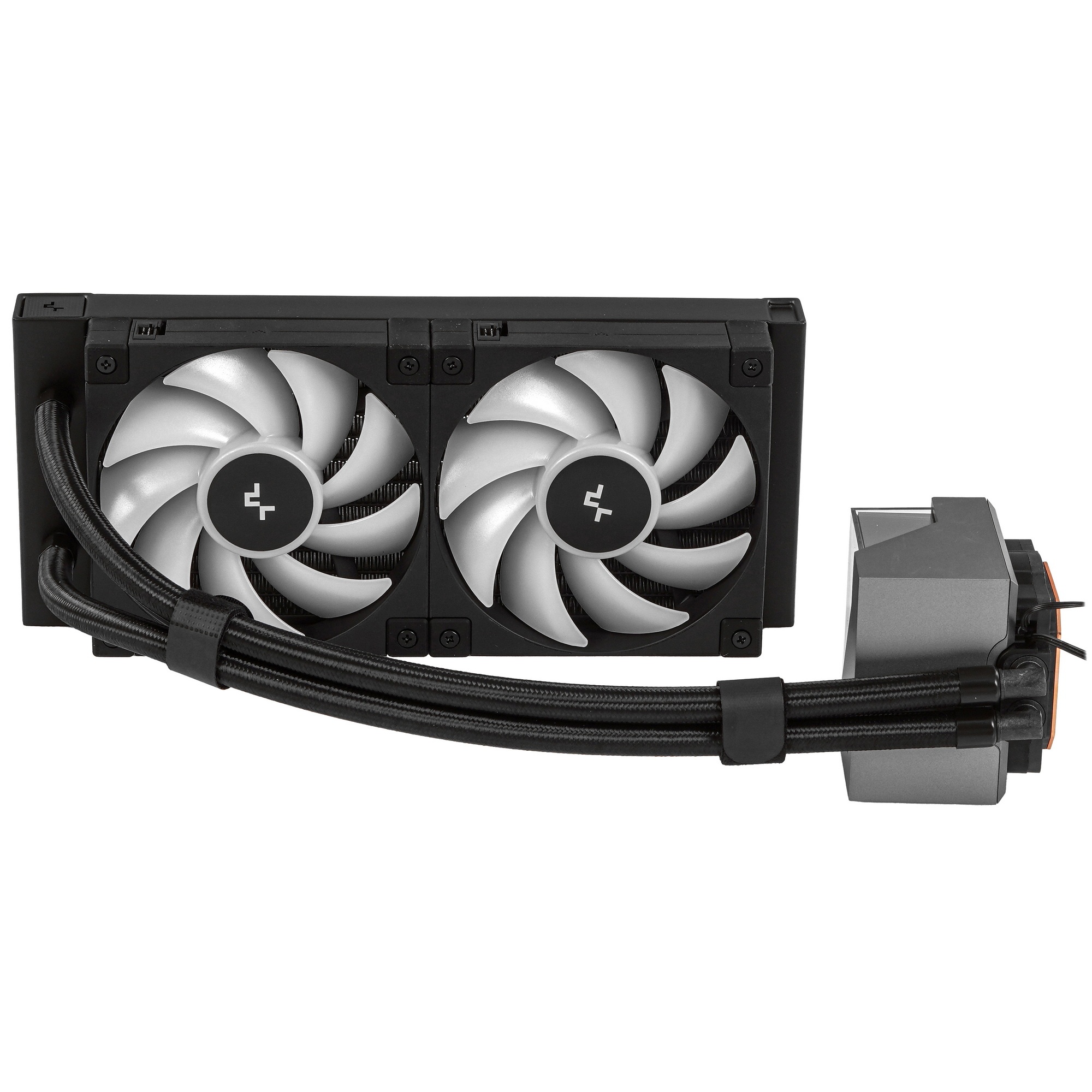 Система жидкостного охлаждения DEEPCOOL LT240 ARGB черный, 120 мм, алюминий/медь, 2400 об/мин, 38.71