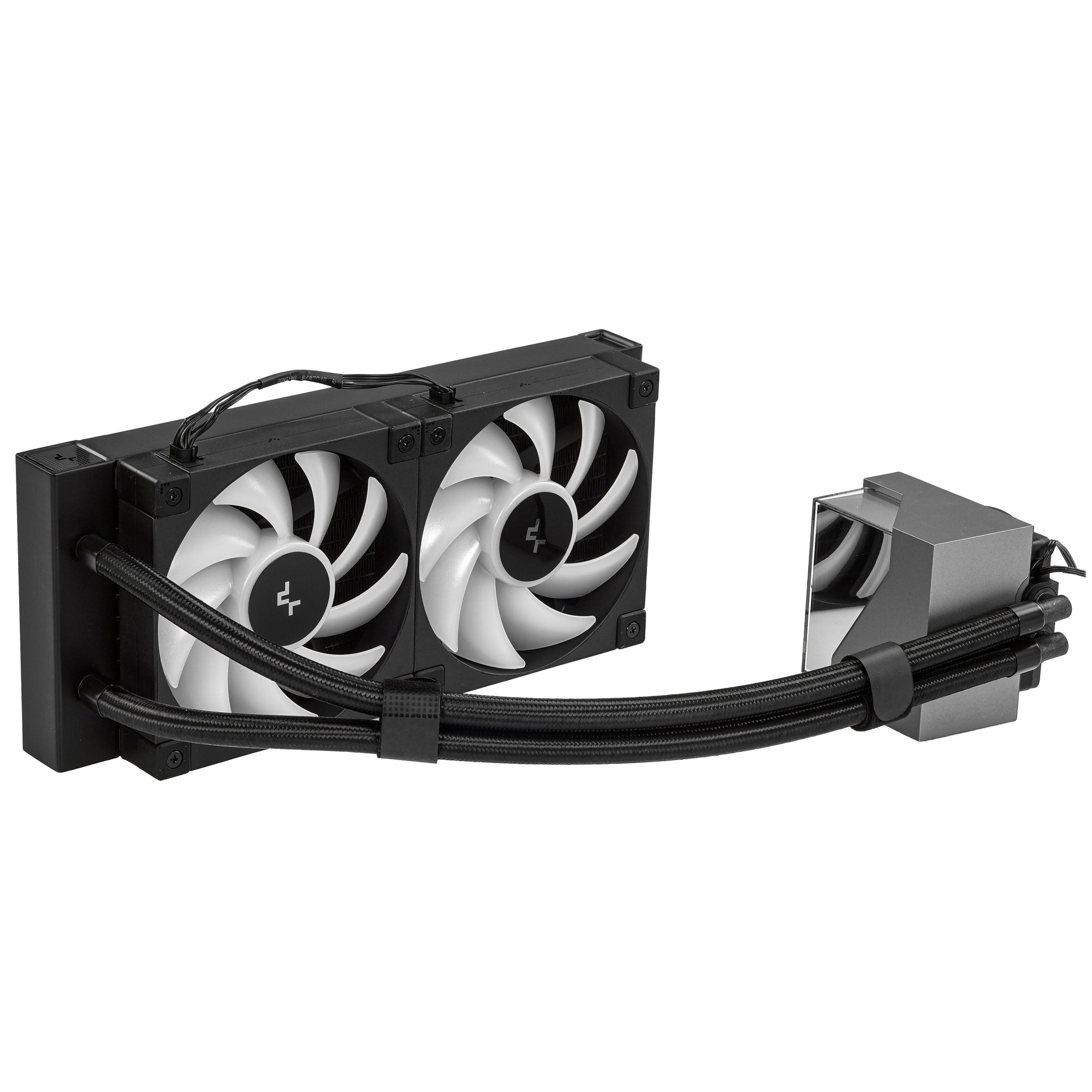 Система жидкостного охлаждения DEEPCOOL LT240 ARGB черный, 120 мм, алюминий/медь, 2400 об/мин, 38.71