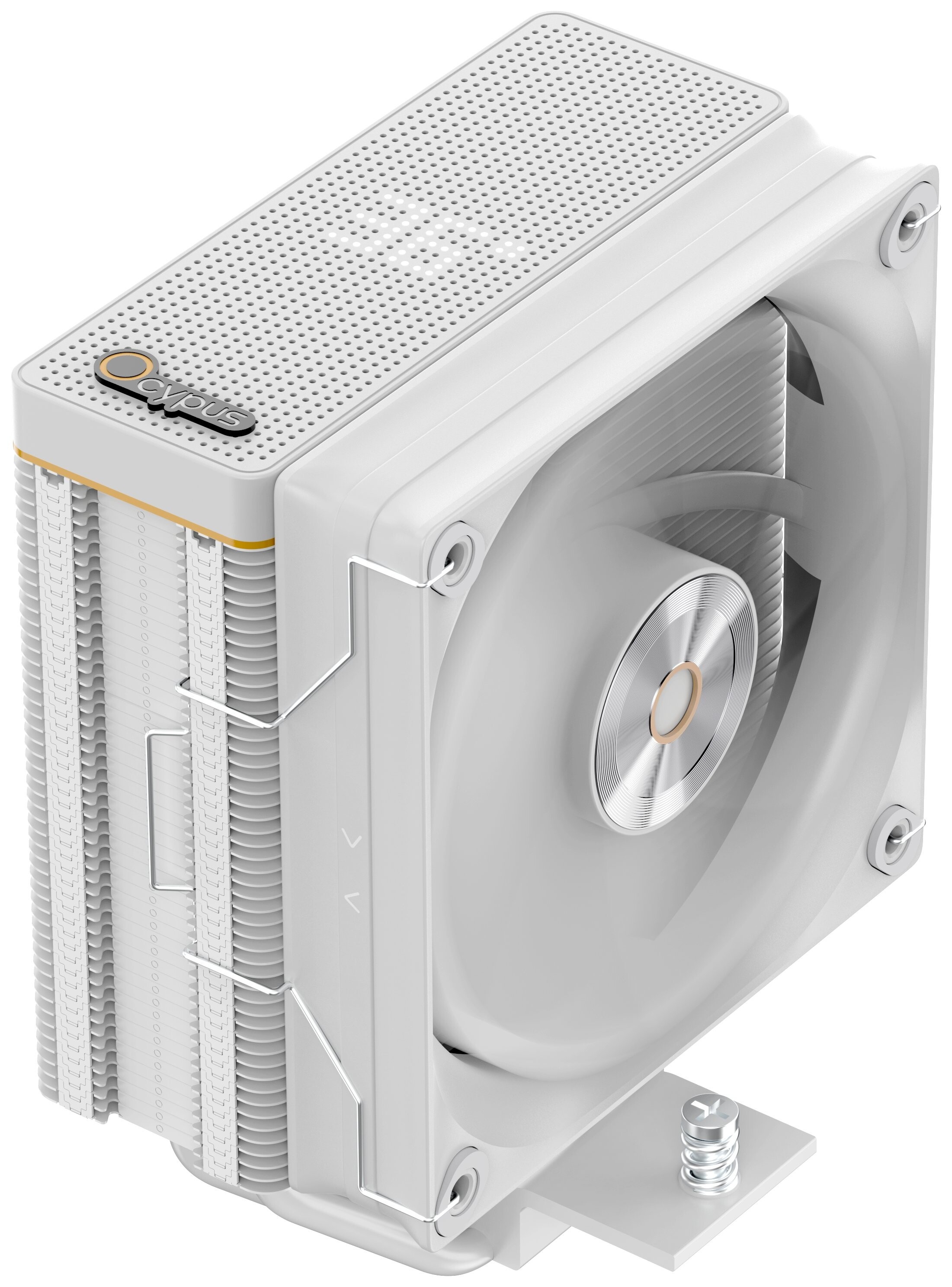 Кулер для процессора Cooler Ocypus Iota A40 белый 120мм алюминий+медь 2000rpm 29db 4-pin 220W 156мм