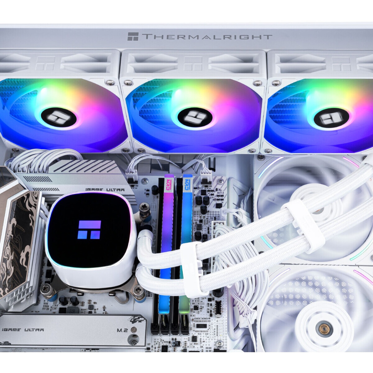 Система водяного охлаждения Thermalright Frozen Horizon 360 V2 Soc-AM5/AM4/1200/1700/1851 белый 4-pi