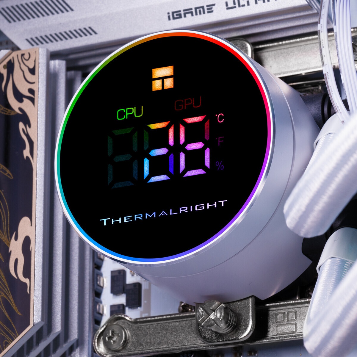 Система водяного охлаждения Thermalright Frozen Horizon 360 V2 Soc-AM5/AM4/1200/1700/1851 белый 4-pi