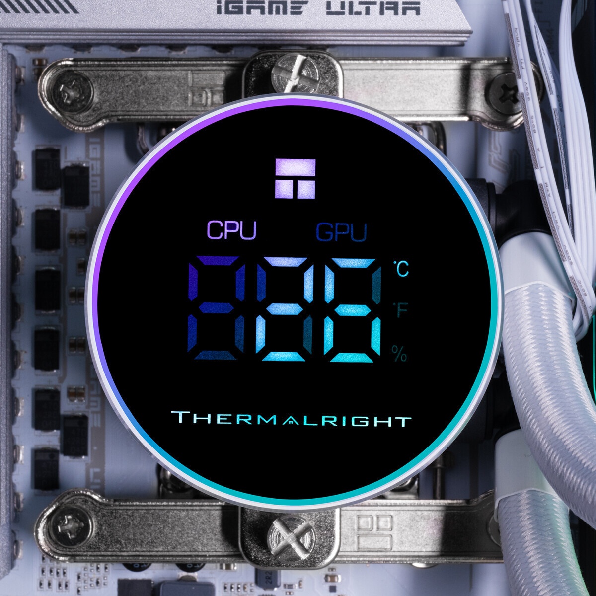Система водяного охлаждения Thermalright Frozen Horizon 360 V2 Soc-AM5/AM4/1200/1700/1851 белый 4-pi