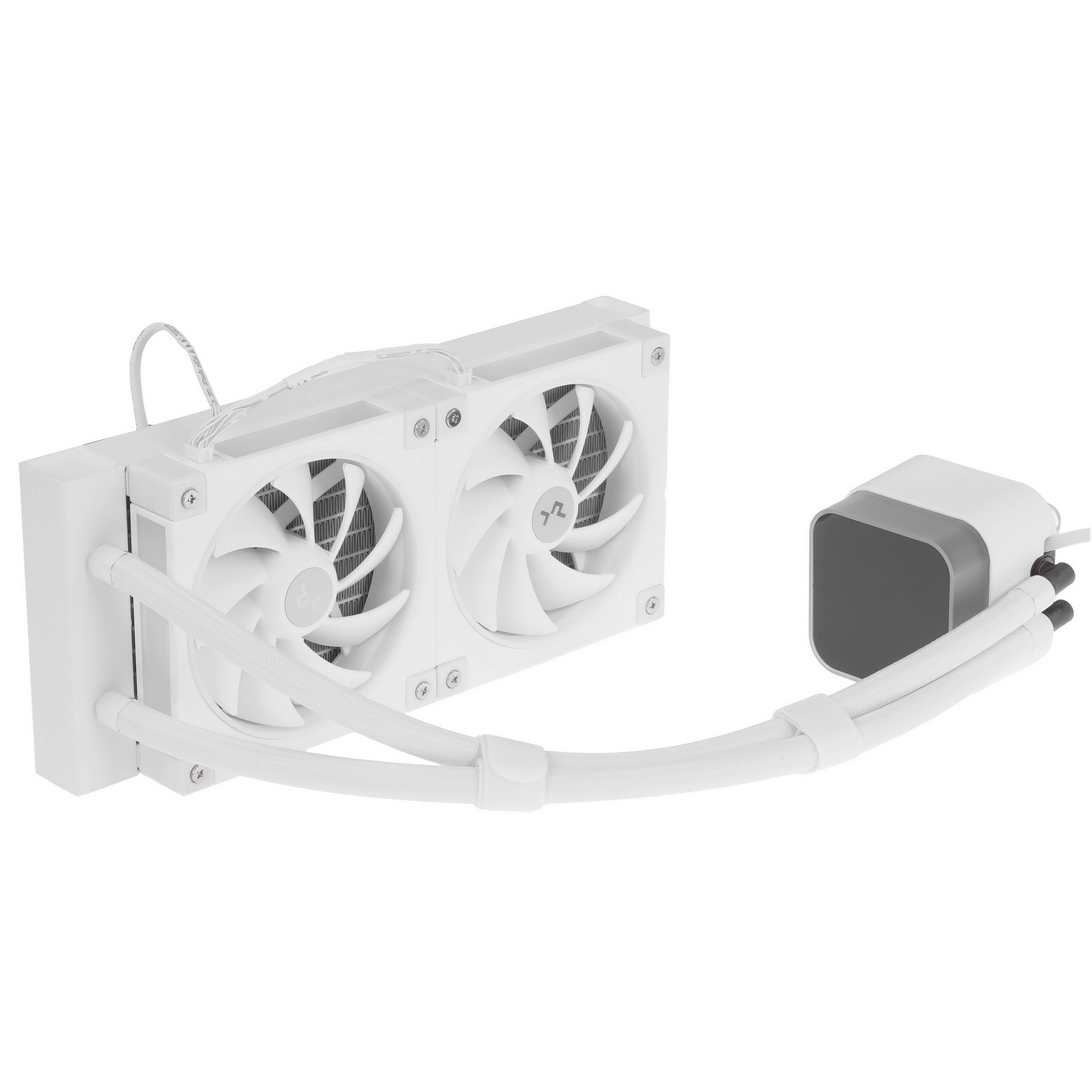Система водяного охлаждения Deepcool LQ240 Wh ARGB белый 120мм алюминий+медь 2400rpm 38.71db 4-pin 3