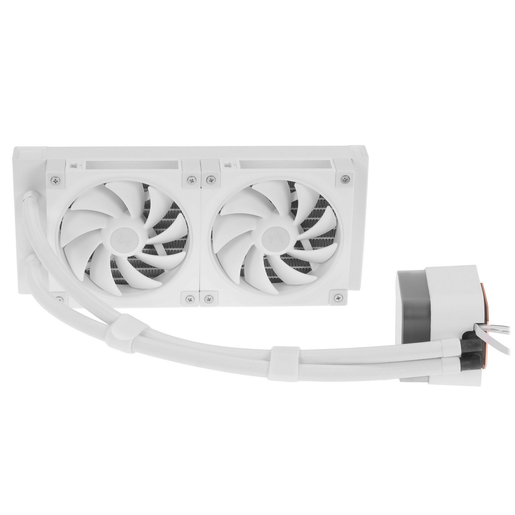 Система водяного охлаждения Deepcool LQ240 Wh ARGB белый 120мм алюминий+медь 2400rpm 38.71db 4-pin 3