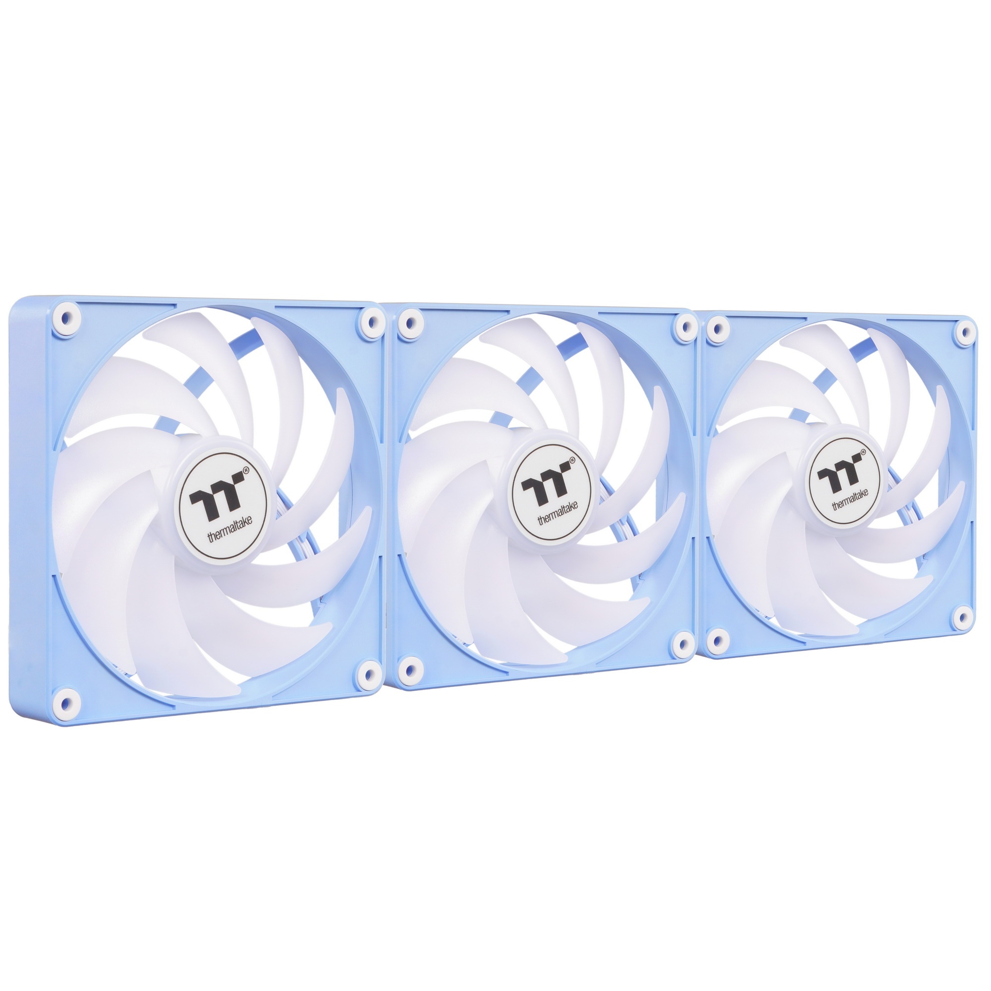 Комплект вентиляторов для корпуса Thermaltake CT140 EX Reverse ARGB Sync (3 шт.) голубой, 140 мм, 18