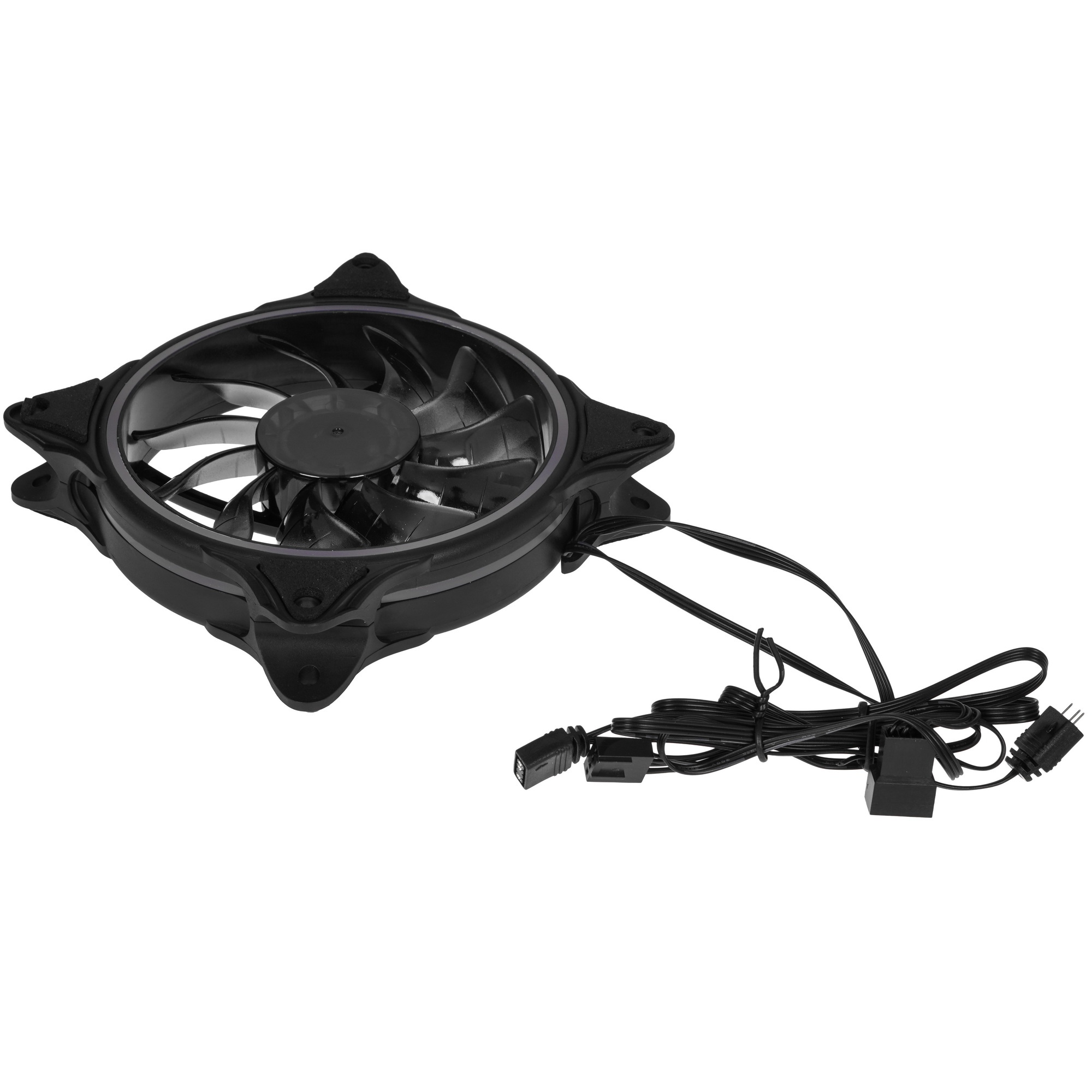 Вентилятор для корпуса Bloody BD-CF120ARGB3 ARGB черный, 120 мм, 1600 об/мин, 26 дБ, 4 pin