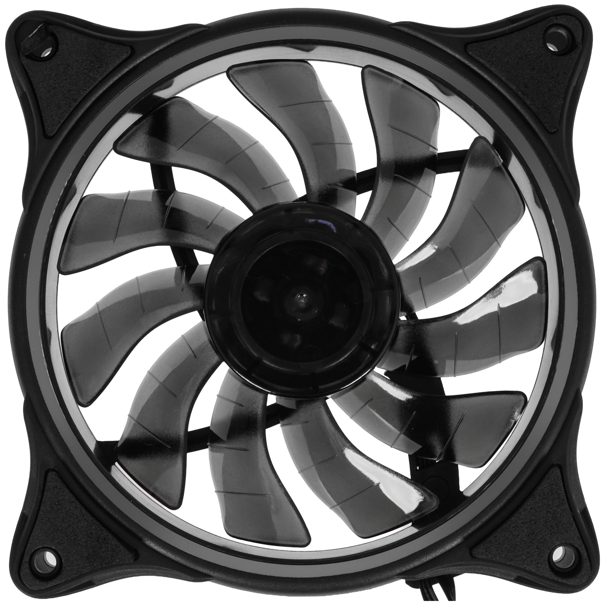 Вентилятор для корпуса Bloody BD-CF120ARGB3 ARGB черный, 120 мм, 1600 об/мин, 26 дБ, 4 pin