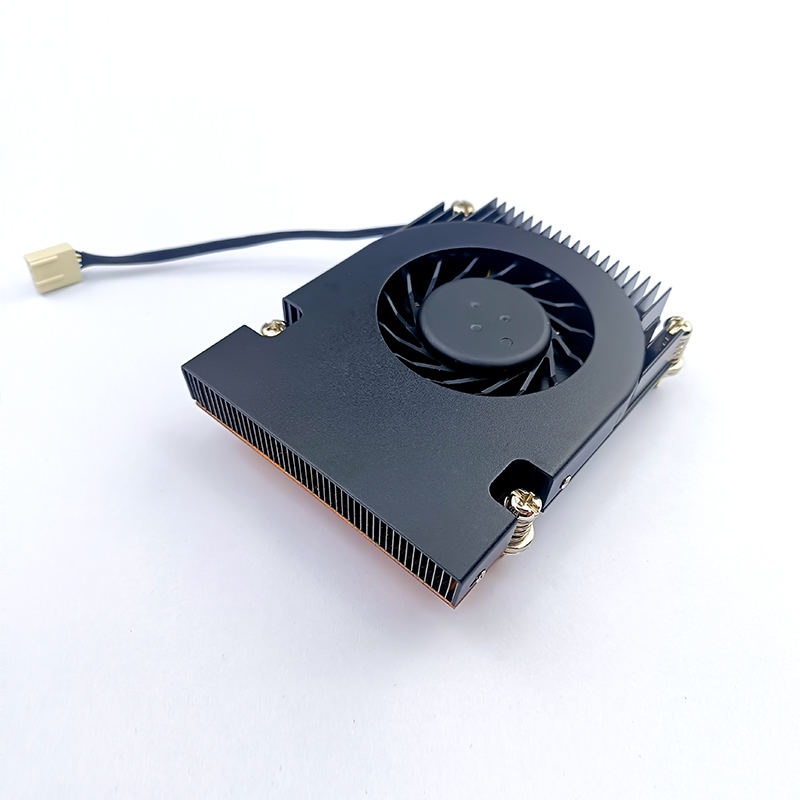 Кулер Foxline D65 черный алюминий+медь 2500rpm 32.6db 4-pin 65w 17мм
