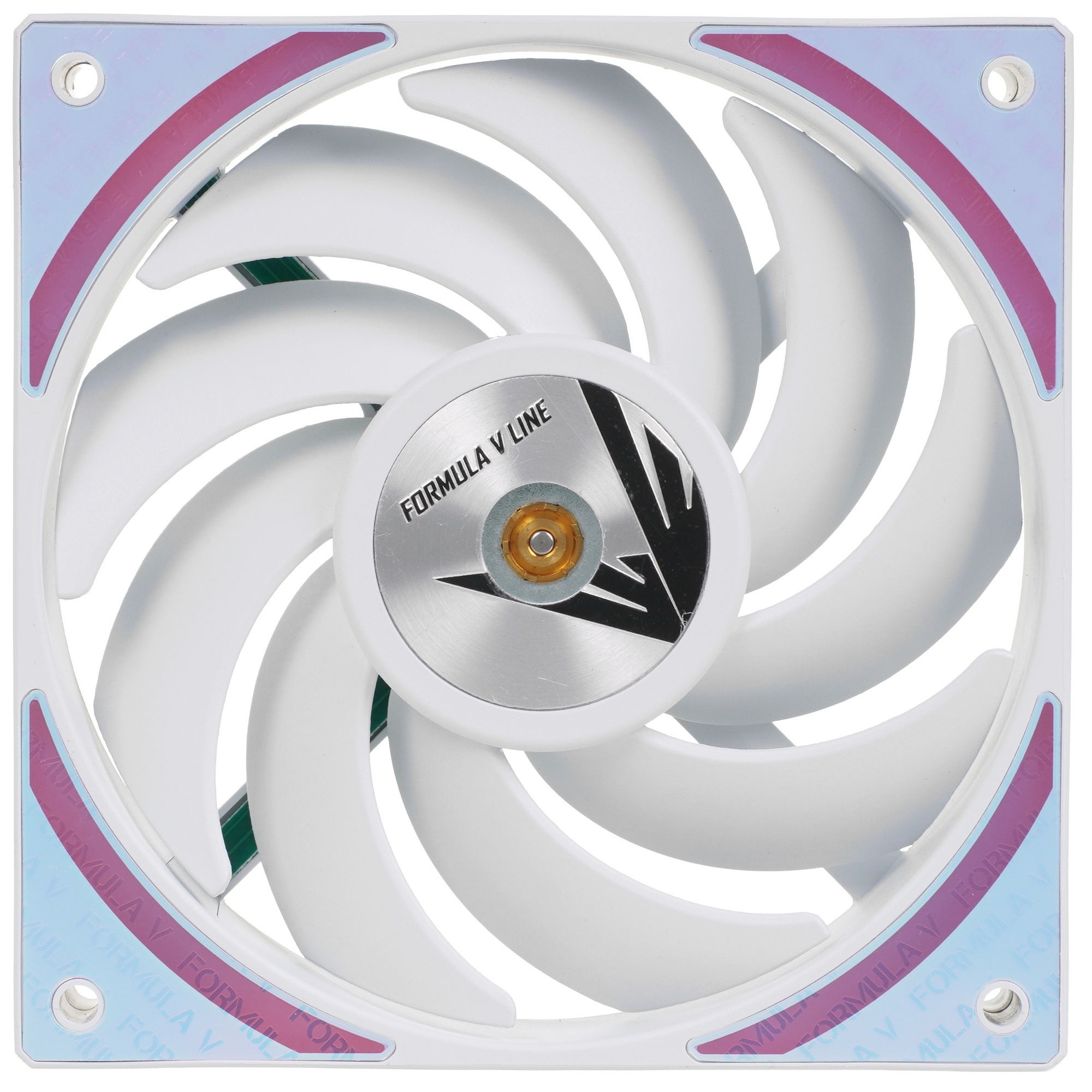 Вентилятор для корпуса Aerocool / Formula Air Bridge Plus WH ARGB белый, 120 мм, 1300 об/мин, 27.2 д