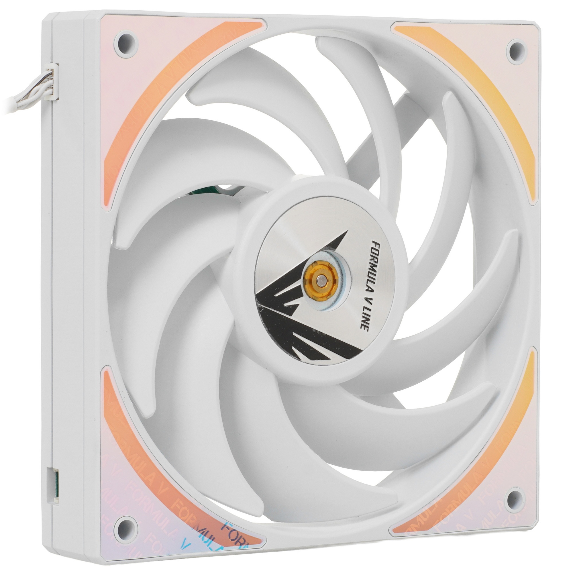 Вентилятор для корпуса Aerocool / Formula Air Bridge Plus WH ARGB белый, 120 мм, 1300 об/мин, 27.2 д