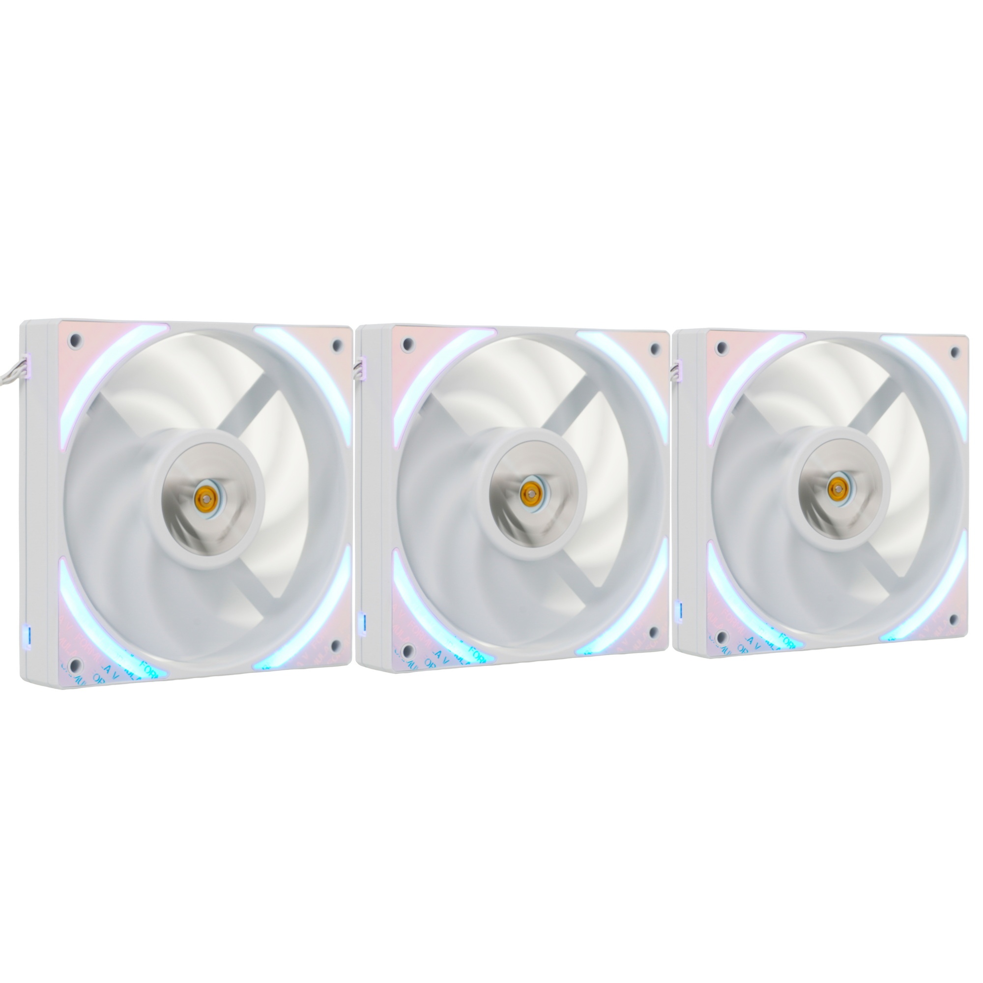 Вентилятор для корпуса Aerocool / Formula Air Bridge Plus WH ARGB белый, 120 мм, 1300 об/мин, 27.2 д