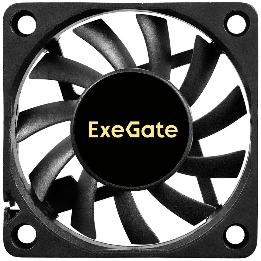 Вентилятор для корпуса ExeGate ExtraPower EP06015B3P черный, 60 мм, 5000 об/мин, 34 дБ, 3 pin