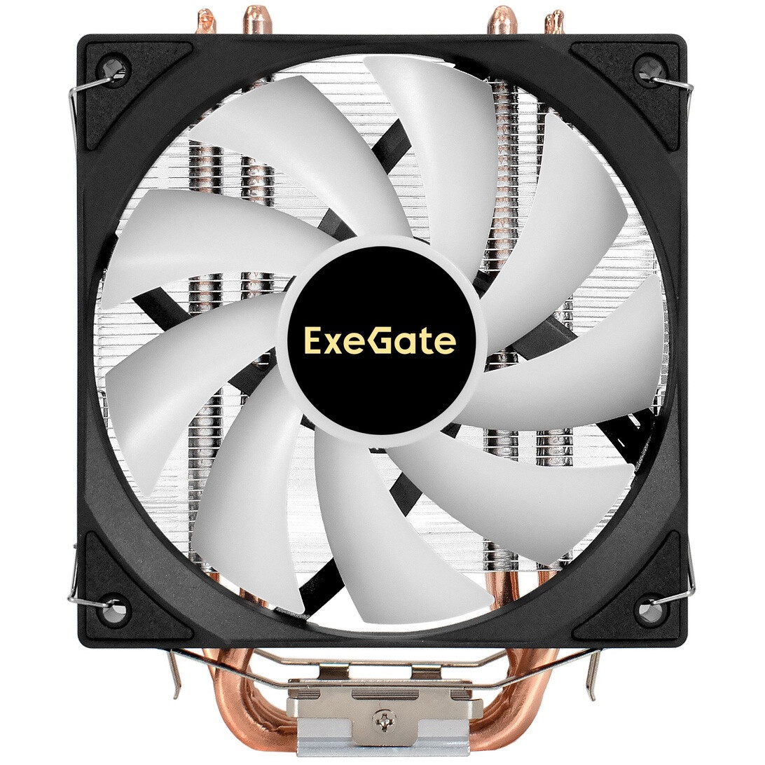 Кулер для процессора ExeGate Dark Magic EE126A-RGB черный, 120 мм, алюминий, 1800 об/мин, 18 дБ, 3 p