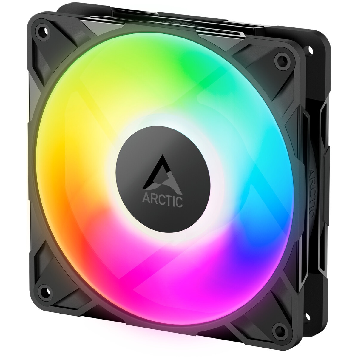 Вентилятор для корпуса PCCooler EF120 ARGB черный, 120 мм, 1500 об/мин, 25.7 дБ, 4 pin