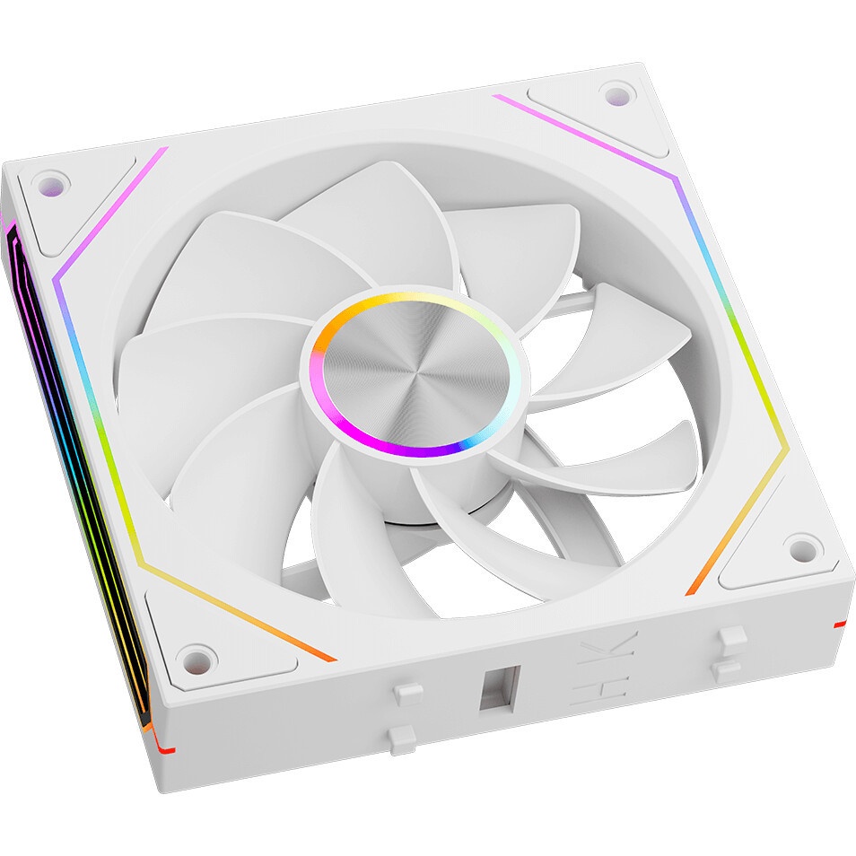 Вентилятор для корпуса PCCooler EF120 ARGB черный, 120 мм, 1500 об/мин, 25.7 дБ, 4 pin