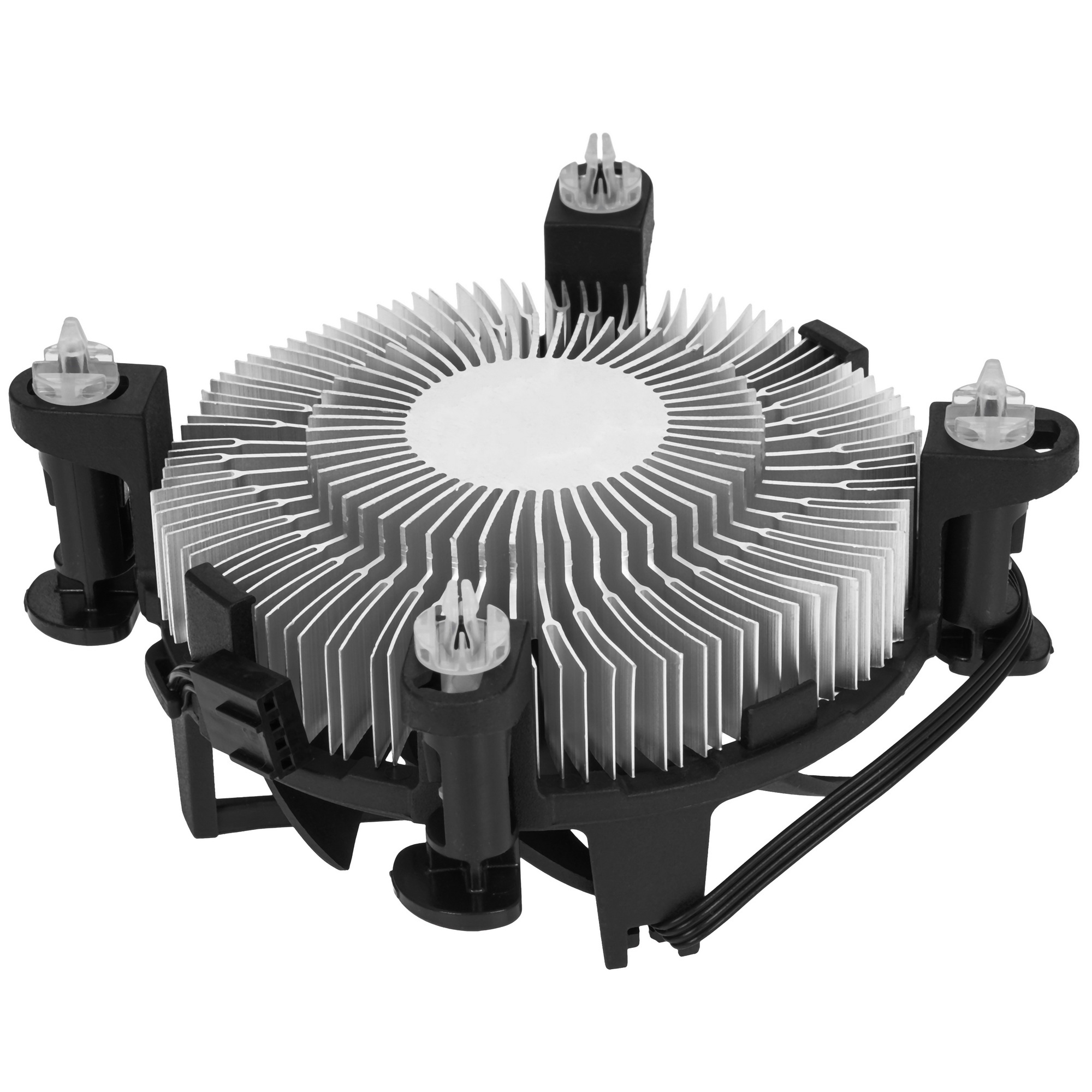 Кулер для процессора PCCooler R94-V2 серебристый/черный 94мм алюминий 2400rpm 27.3db 4-pin 65W 56мм