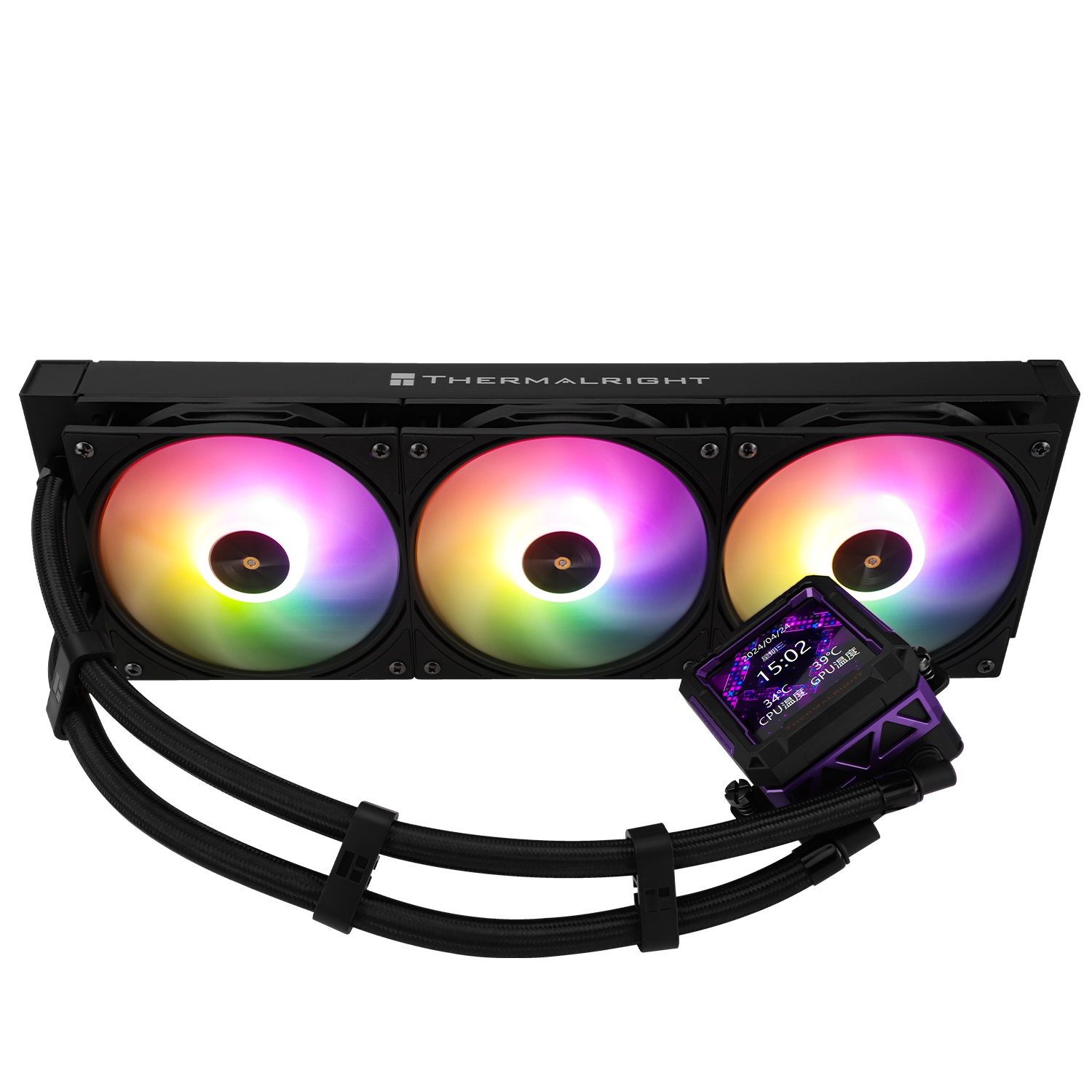 Водяное охлаждение для процессора Thermalright Frozen Warframe Pro 360 Black ARGB (360mm, Black, ARG