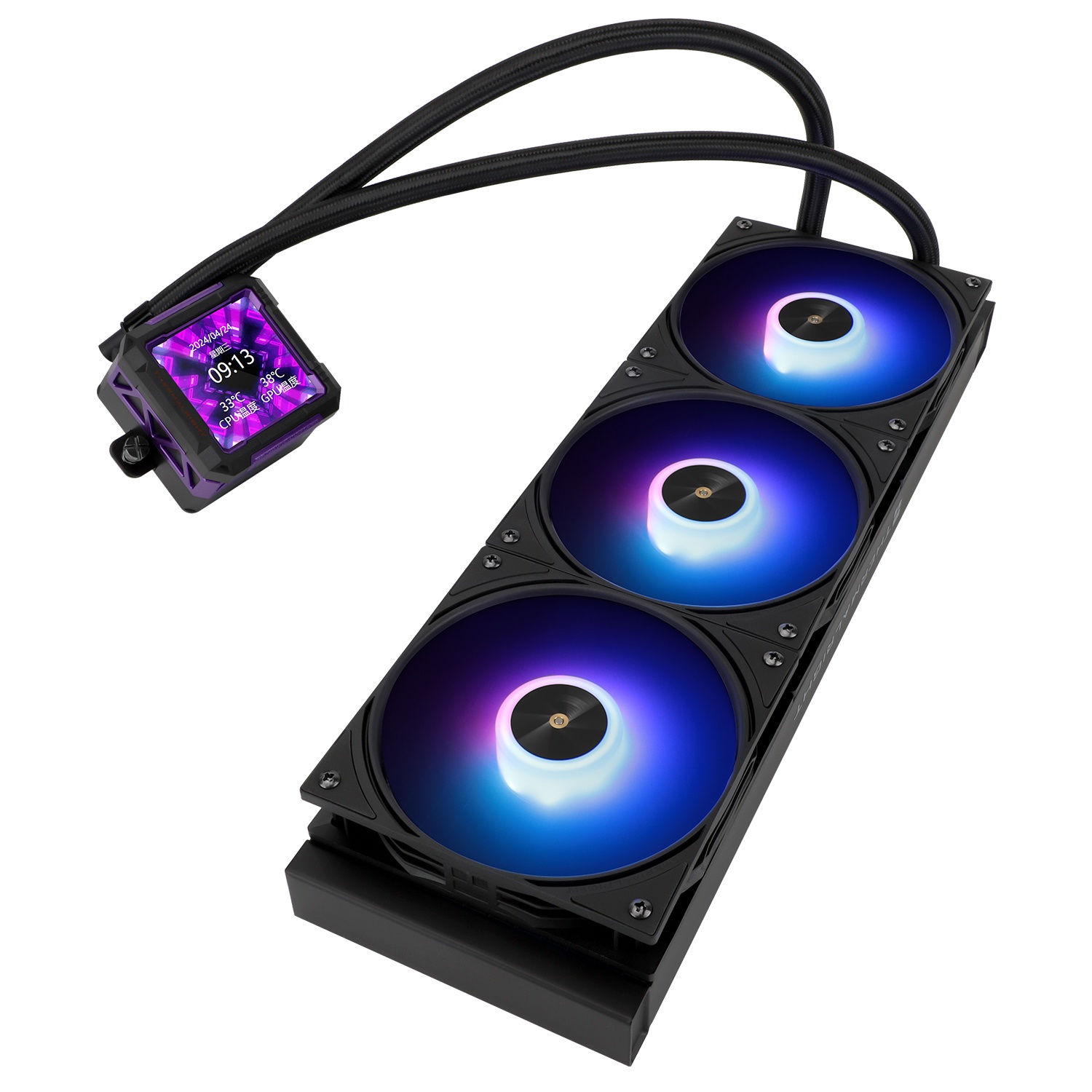 Водяное охлаждение для процессора Thermalright Frozen Warframe Pro 360 Black ARGB (360mm, Black, ARG