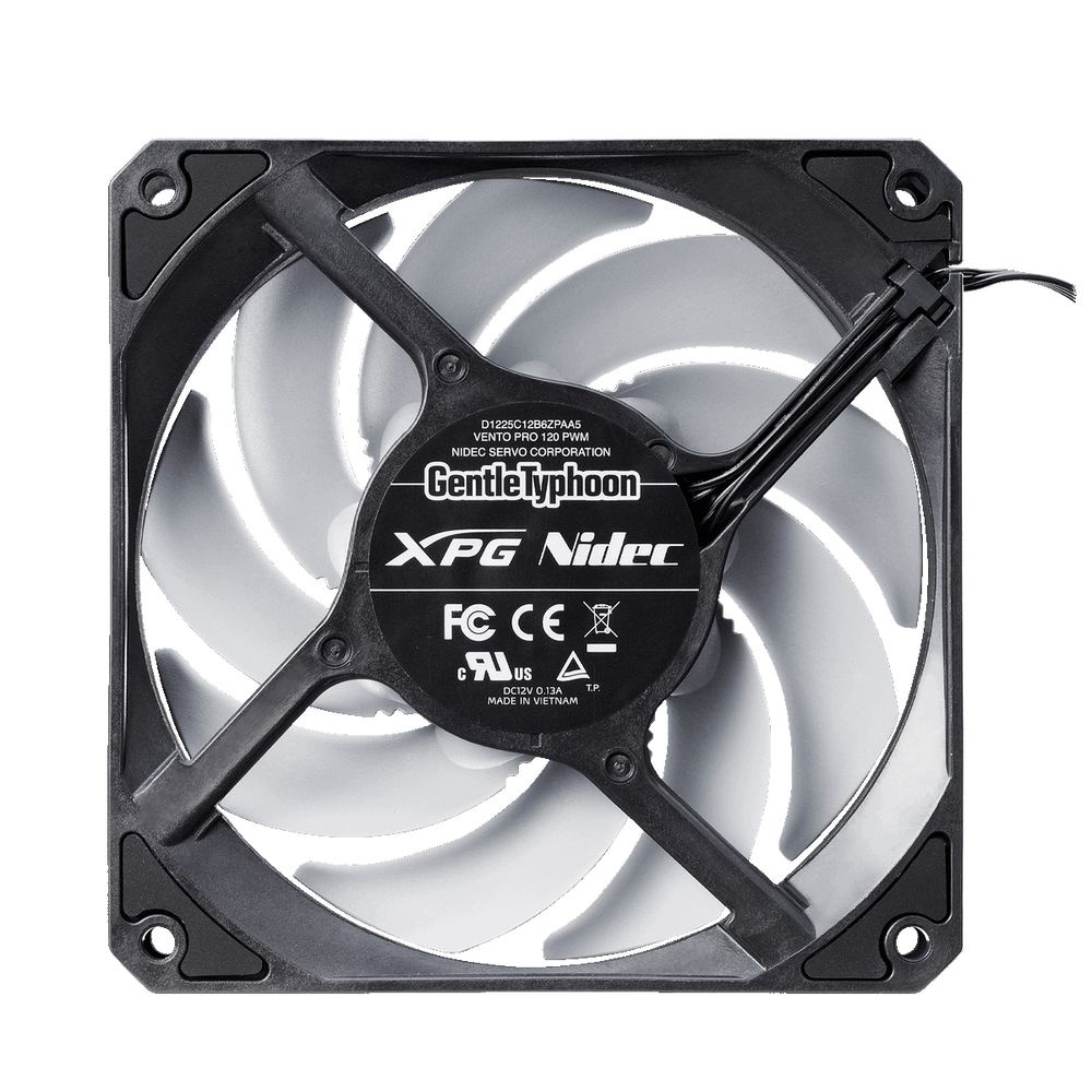 Вентилятор в корпус XPG VENTOPRO120-PWMBKCWW черный 120мм 2150rpm 28db 4-pin