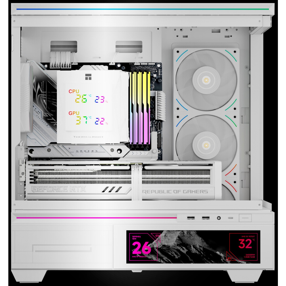 Устройство охлаждения(кулер) Thermalright TA120 Soc-AM5/AM4/1151/1200/2066/2011/1700 4-pin 19-25dB A