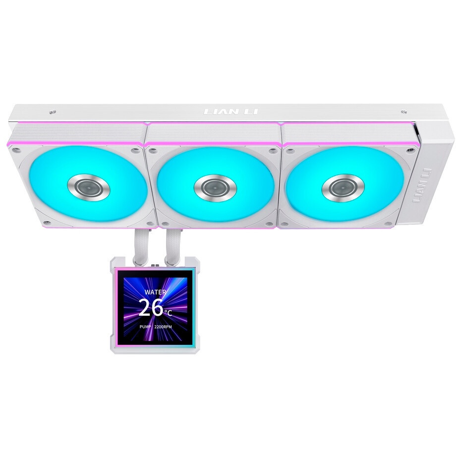 СВО для процессора LIAN LI Galahad II Trinity G89.GA2T36W.00 белый 120мм алюминий+медь 2450rpm 30db