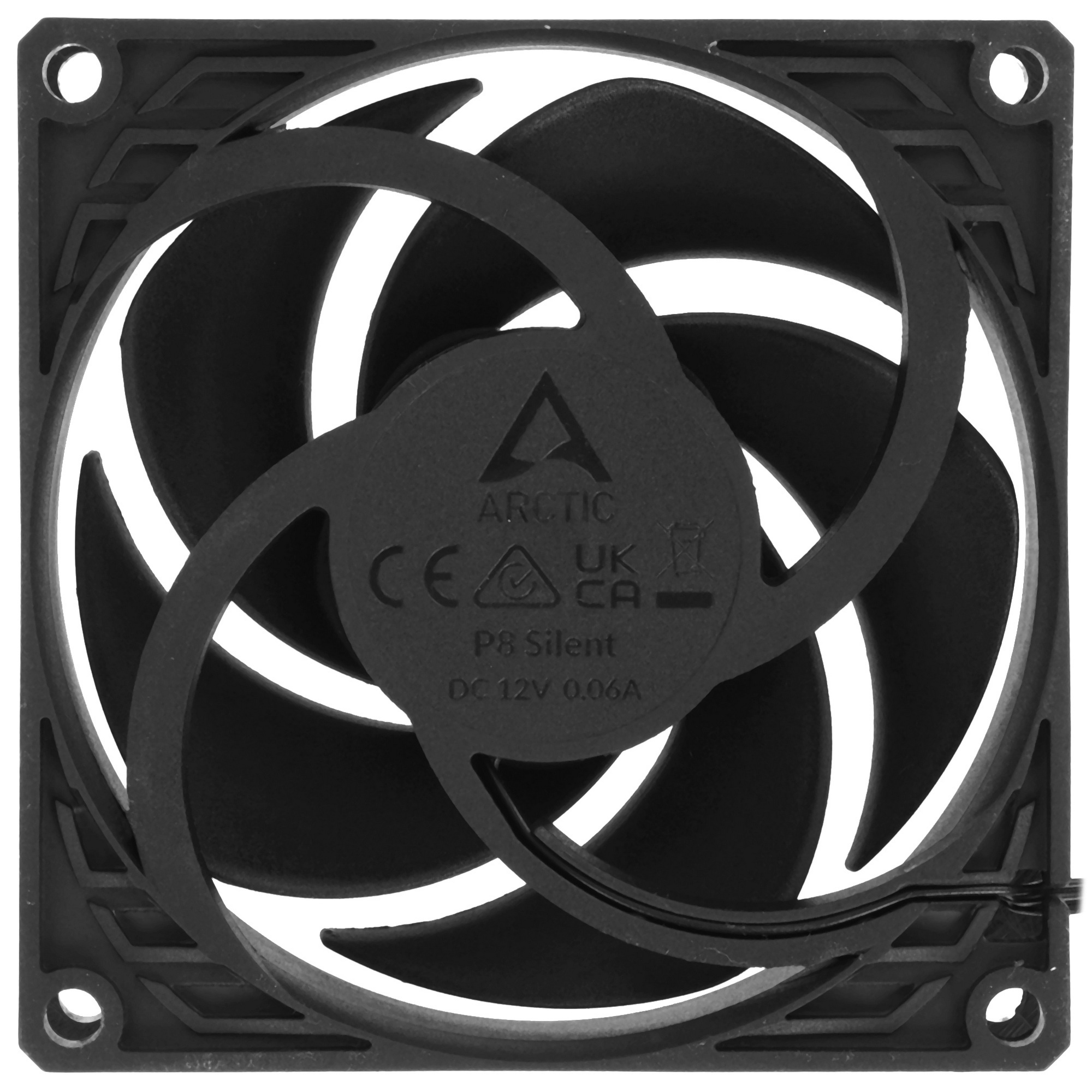 Вентилятор корпусной ARCTIC P8 Silent Black комплект 5 шт (ACFAN00301A) черный 80мм 1600rpm 22.5db 3