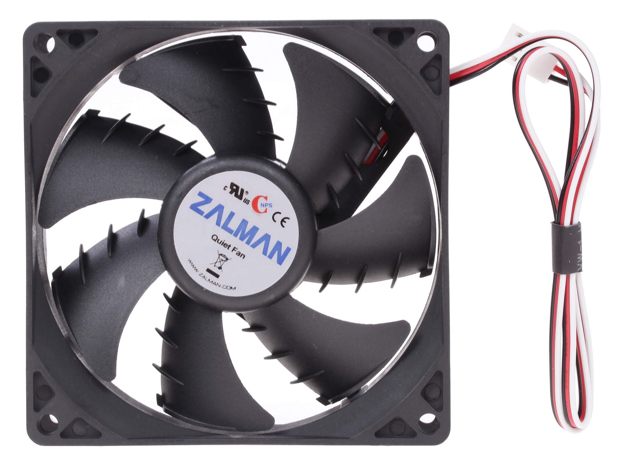 Вентилятор для корпуса Zalman ZM-F2 PLUS (SF) черный, 92 мм, 1500 об/мин, 23 дБ, 3 pin