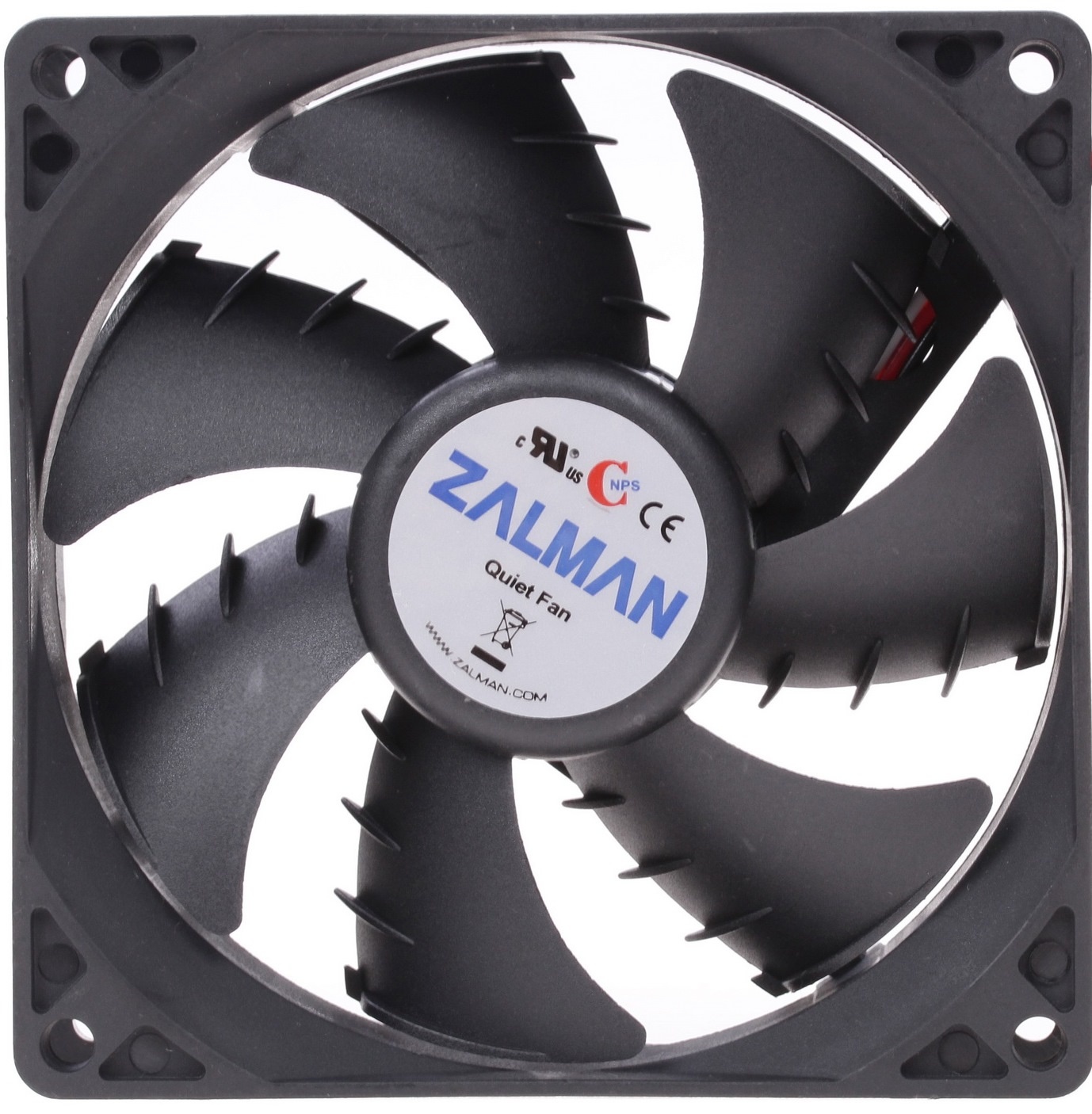 Вентилятор для корпуса Zalman ZM-F2 PLUS (SF) черный, 92 мм, 1500 об/мин, 23 дБ, 3 pin