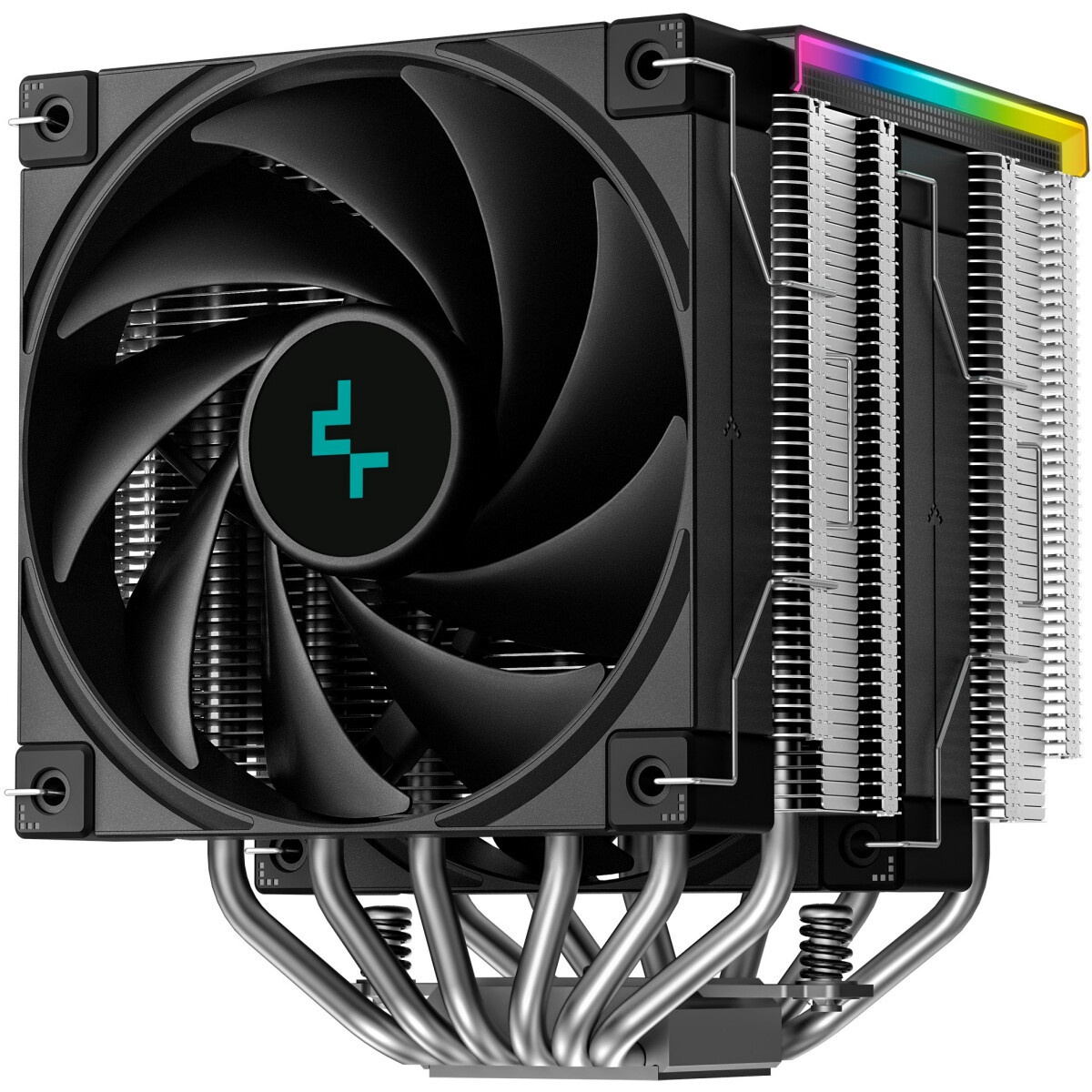 Кулер для процессора Alseye W700-B(USA) черный, 120 мм, алюминий/медь, 2200 об/мин, 35.3 дБ, 4 pin,