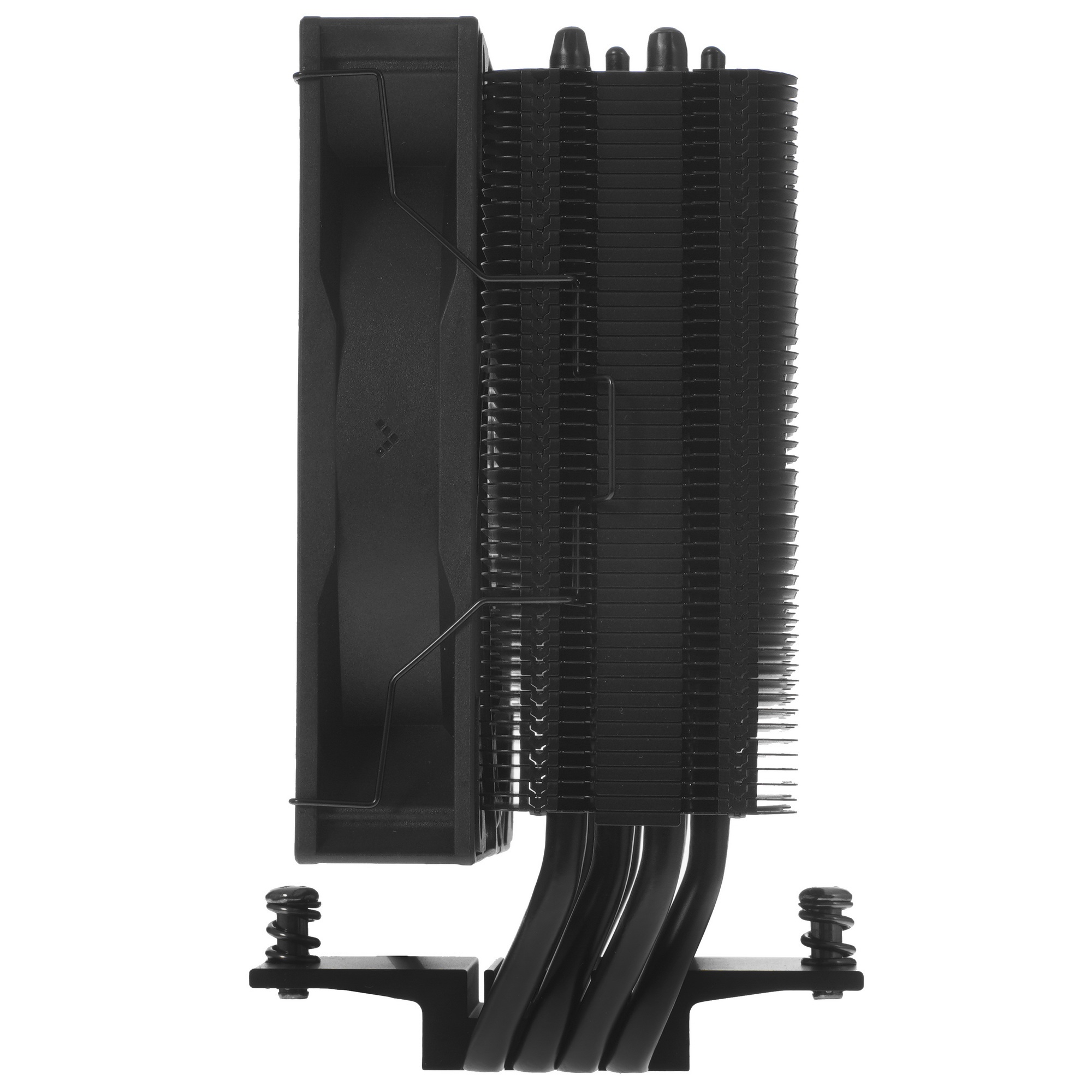 Кулер для процессора DEEPCOOL AG400 BK ARGB черный, 120 мм, алюминий/медь, 2000 об/мин, 31.6 дБ, 4 p
