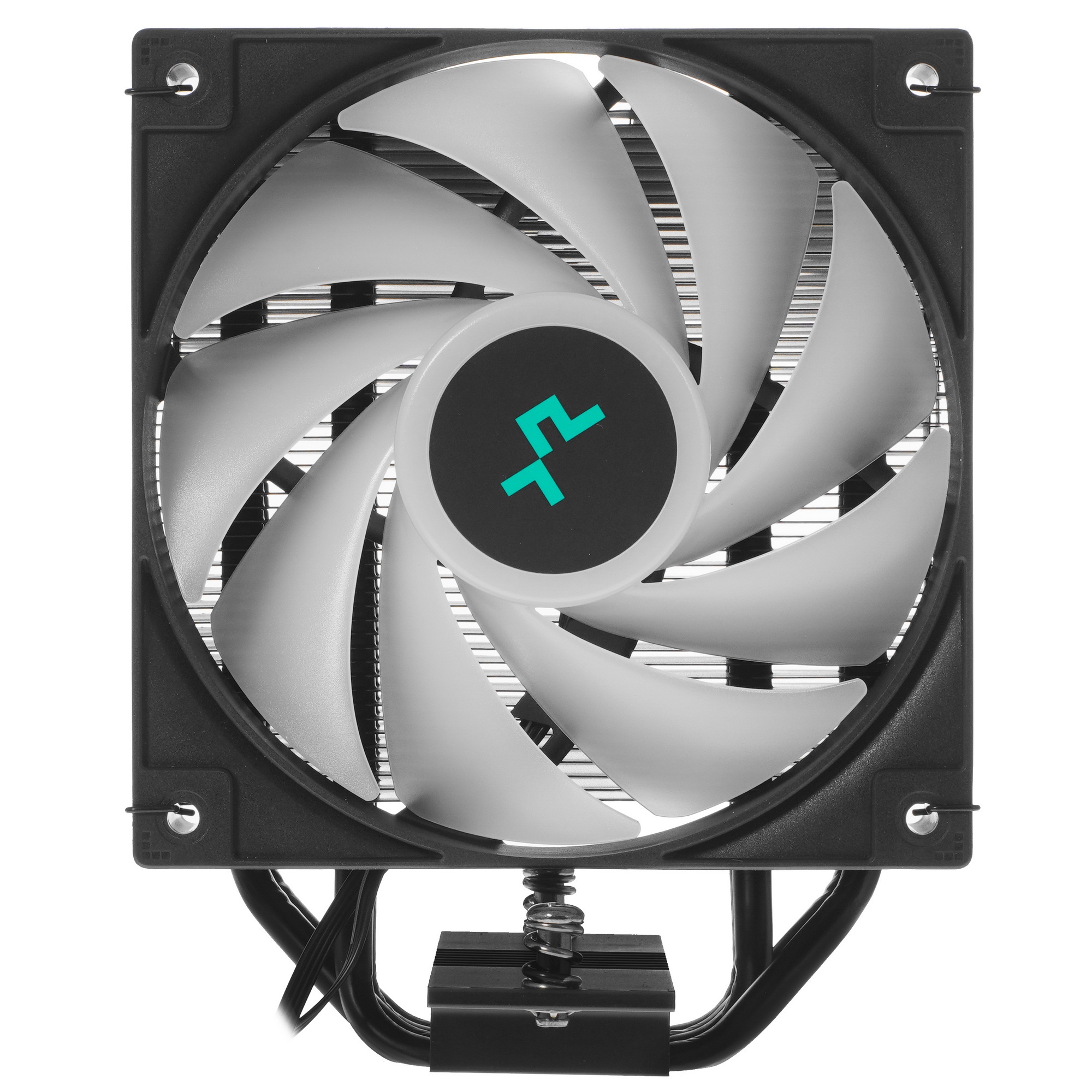 Кулер для процессора DEEPCOOL AG400 BK ARGB черный, 120 мм, алюминий/медь, 2000 об/мин, 31.6 дБ, 4 p