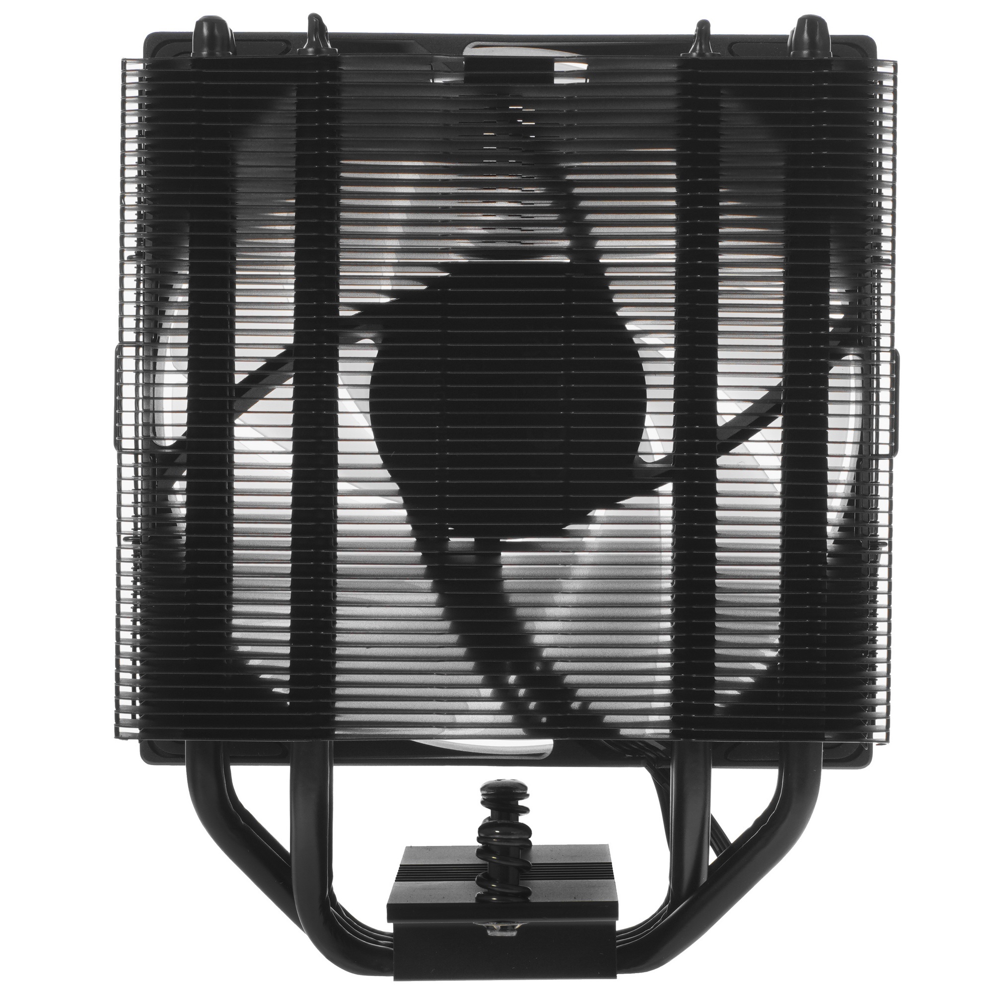 Кулер для процессора DEEPCOOL AG400 BK ARGB черный, 120 мм, алюминий/медь, 2000 об/мин, 31.6 дБ, 4 p