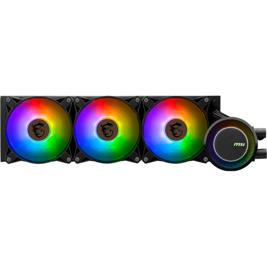 Жидкостная система охлаждения MSI MAG CORELIQUID A15 черный 120мм алюминий+медь 2050rpm 28.7db 4-pin