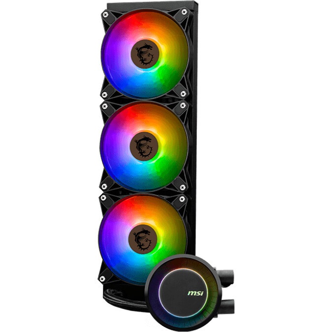 Жидкостная система охлаждения MSI MAG CORELIQUID A15 черный 120мм алюминий+медь 2050rpm 28.7db 4-pin