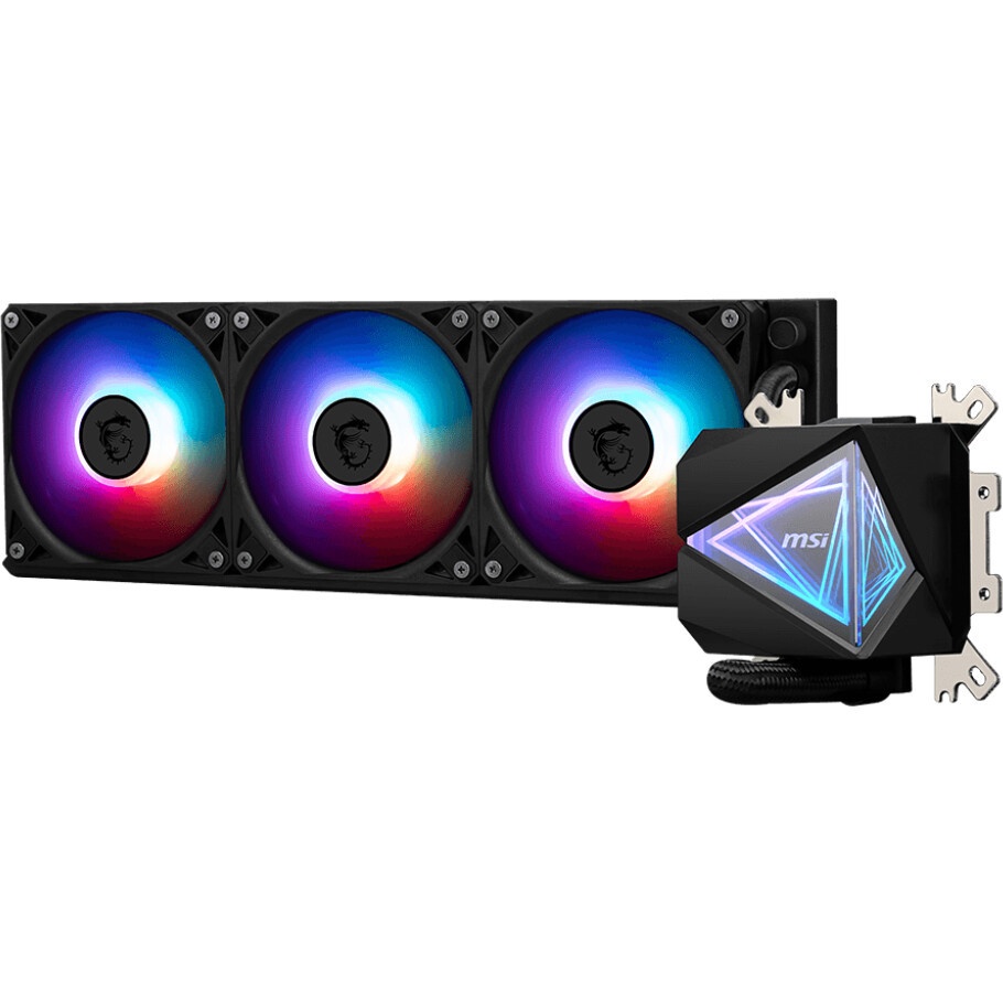 Жидкостная система охлаждения MSI MAG CORELIQUID A15 черный 120мм алюминий+медь 2050rpm 28.7db 4-pin