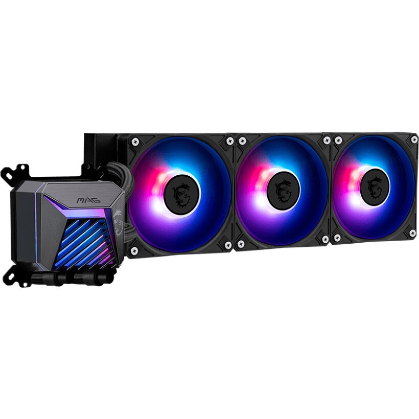 Жидкостная система охлаждения MSI MAG CORELIQUID A15 черный 120мм алюминий+медь 2050rpm 28.7db 4-pin