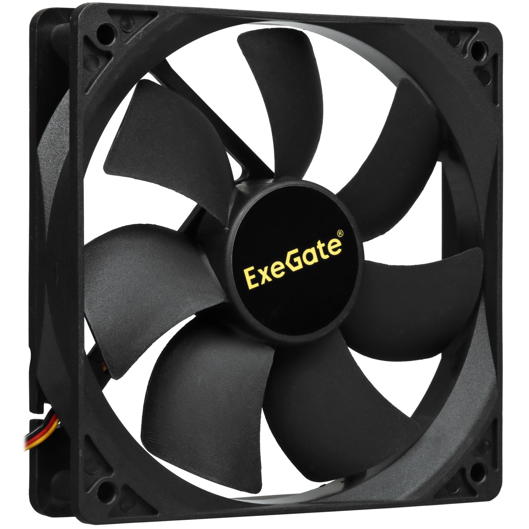 Вентилятор для корпуса ExeGate ExtraPower EP12025S3P черный, 120 мм, 1800 об/мин, 28 дБ, 3 pin