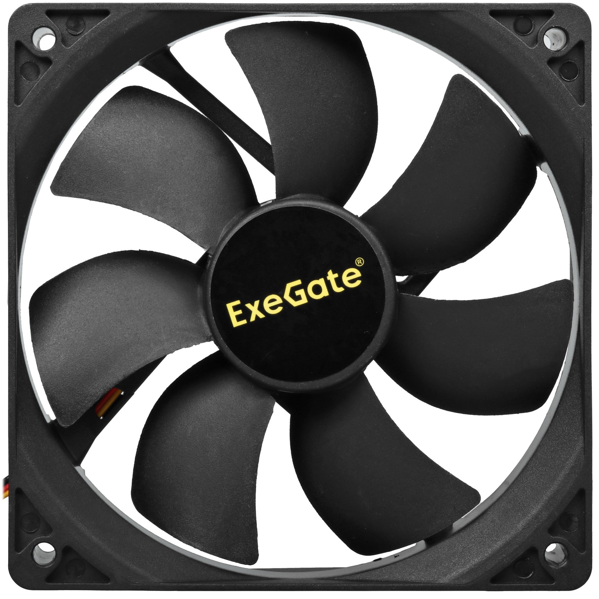 Вентилятор для корпуса ExeGate ExtraPower EP12025S3P черный, 120 мм, 1800 об/мин, 28 дБ, 3 pin