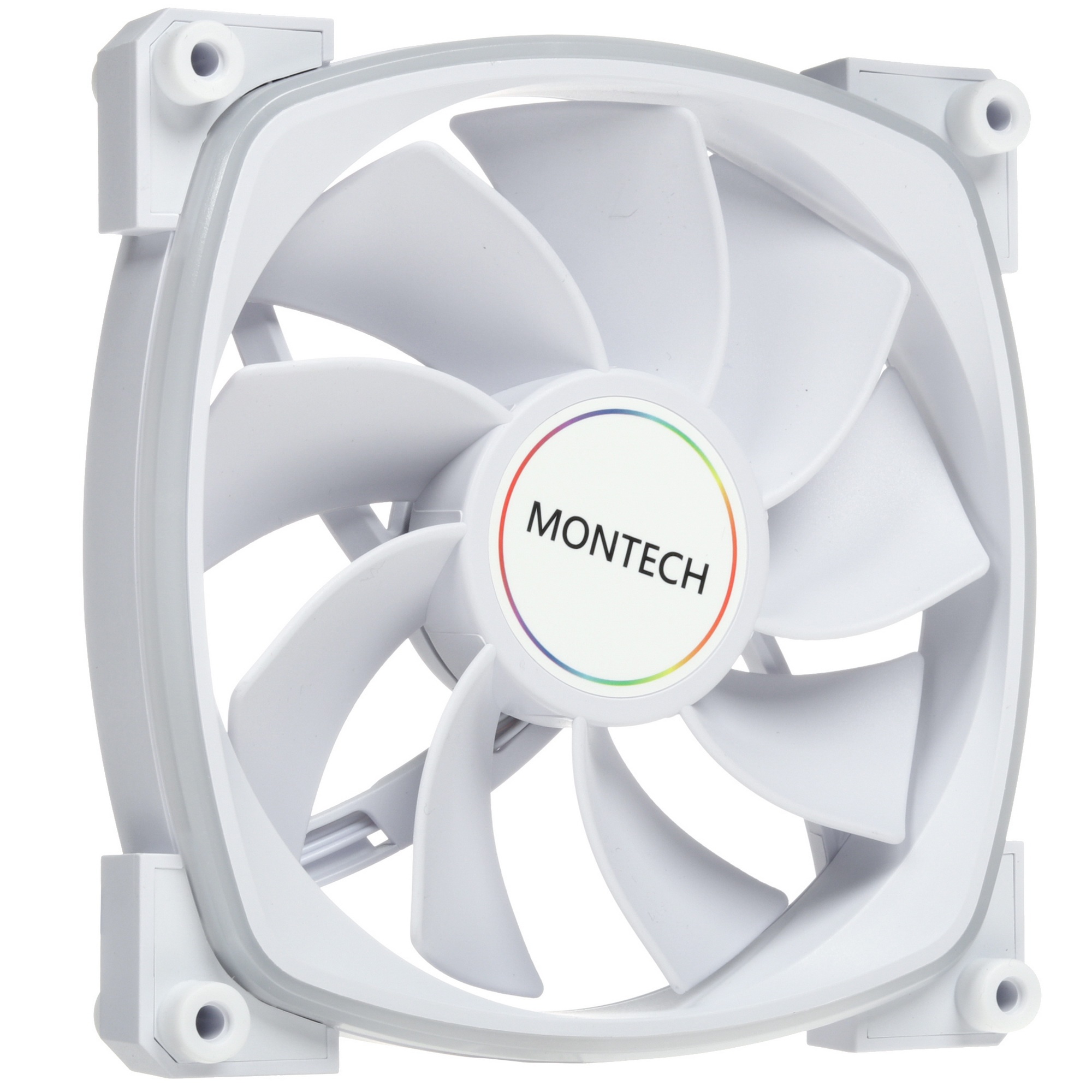 Вентилятор для корпуса MONTECH RX140 PWM белый, 140 мм, 1600 об/мин, 27.9 дБ, 4 pin