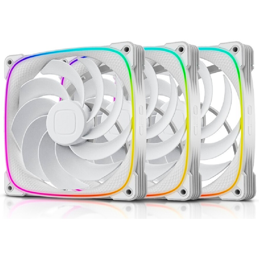 Комплект вентиляторов для корпуса Arctic P14 PWM PST A-RGB (3 шт.) черный, 140 мм, 1900 об/мин, 22.5