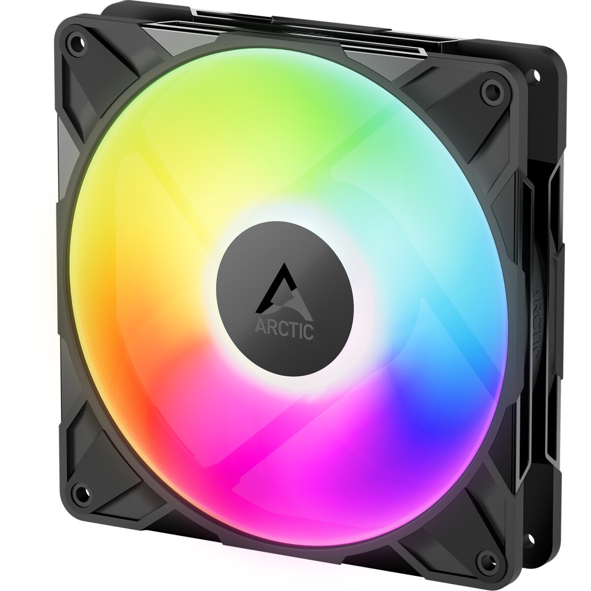 Комплект вентиляторов для корпуса Arctic P14 PWM PST A-RGB (3 шт.) черный, 140 мм, 1900 об/мин, 22.5