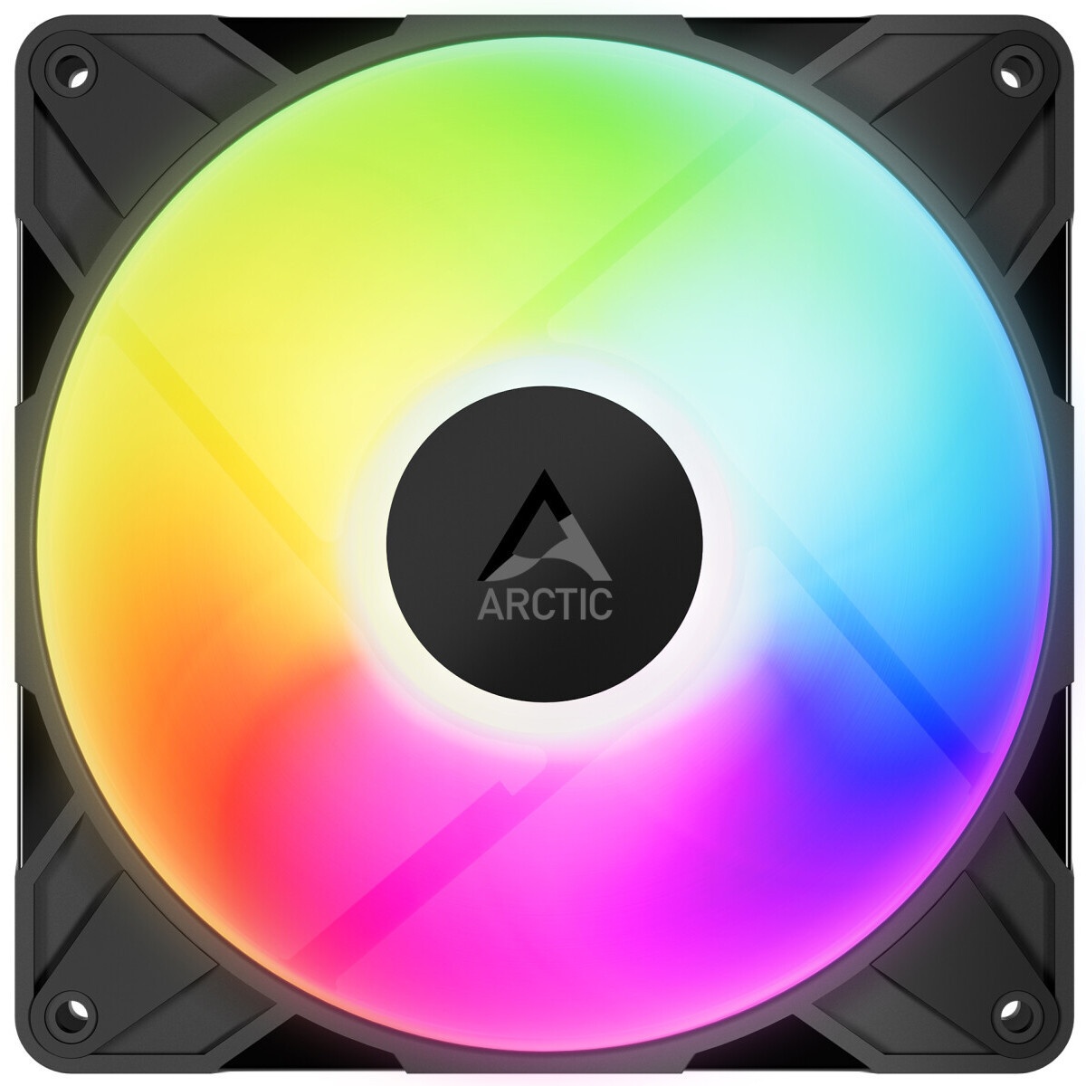 Комплект вентиляторов для корпуса Arctic P14 PWM PST A-RGB (3 шт.) черный, 140 мм, 1900 об/мин, 22.5