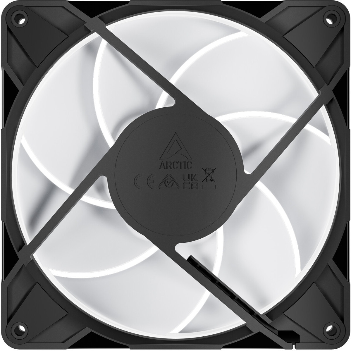 Комплект вентиляторов для корпуса Arctic P14 PWM PST A-RGB (3 шт.) черный, 140 мм, 1900 об/мин, 22.5